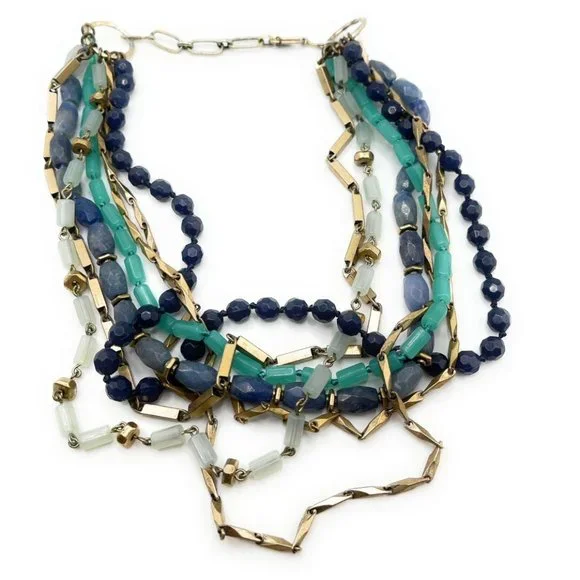 Stella Dot Jewelry Sutton Stella Dot Green Necklace N434